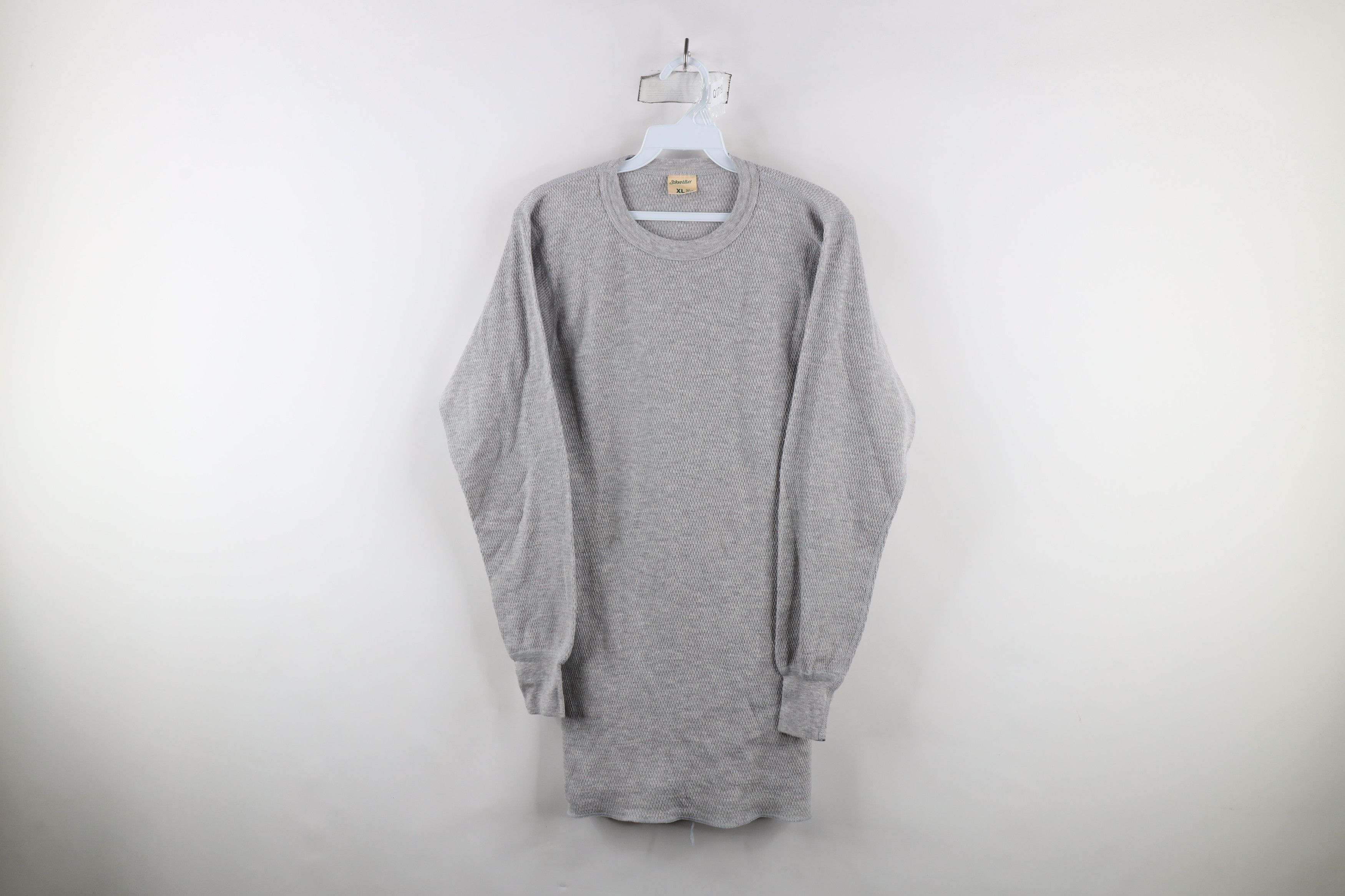 Vintage Vintage 70s Streetwear Waffle Knit Long Sleeve T-Shirt USA Size US XL / EU 56 / 4 - 1 Thumbnail
