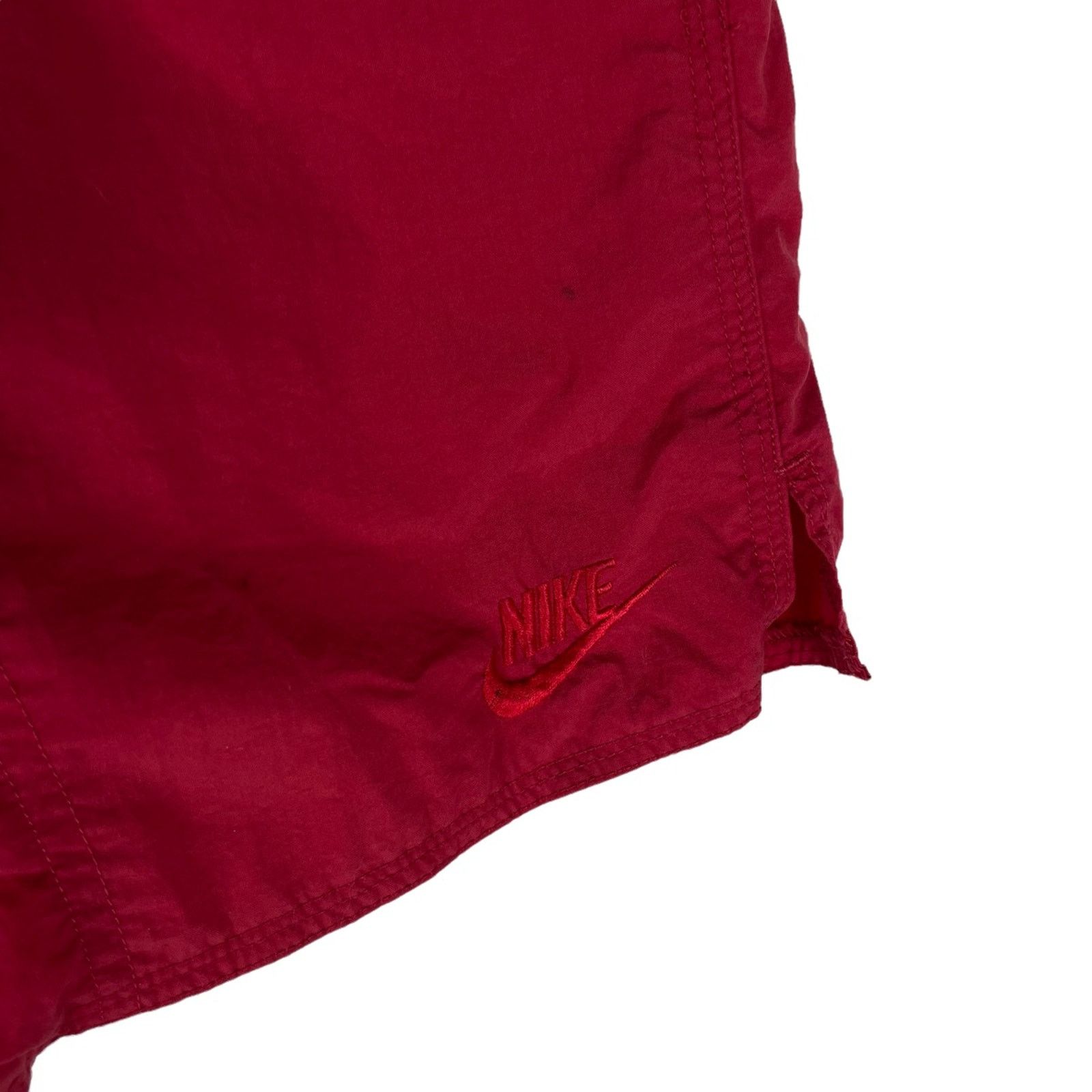 Nike × Vintage Nike Vintage Shorts Red Size M 90s Size US 34 / EU 50 - 2 Thumbnail