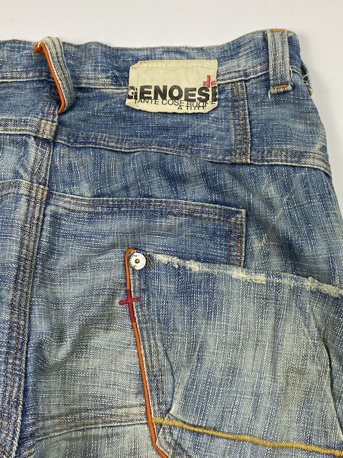 If Six Was Nine × Japanese Brand × Le Grande Bleu (L.G.B.) japanese brand genoeae cargos jeans pant Size US 32 / EU 48 - 8 Thumbnail