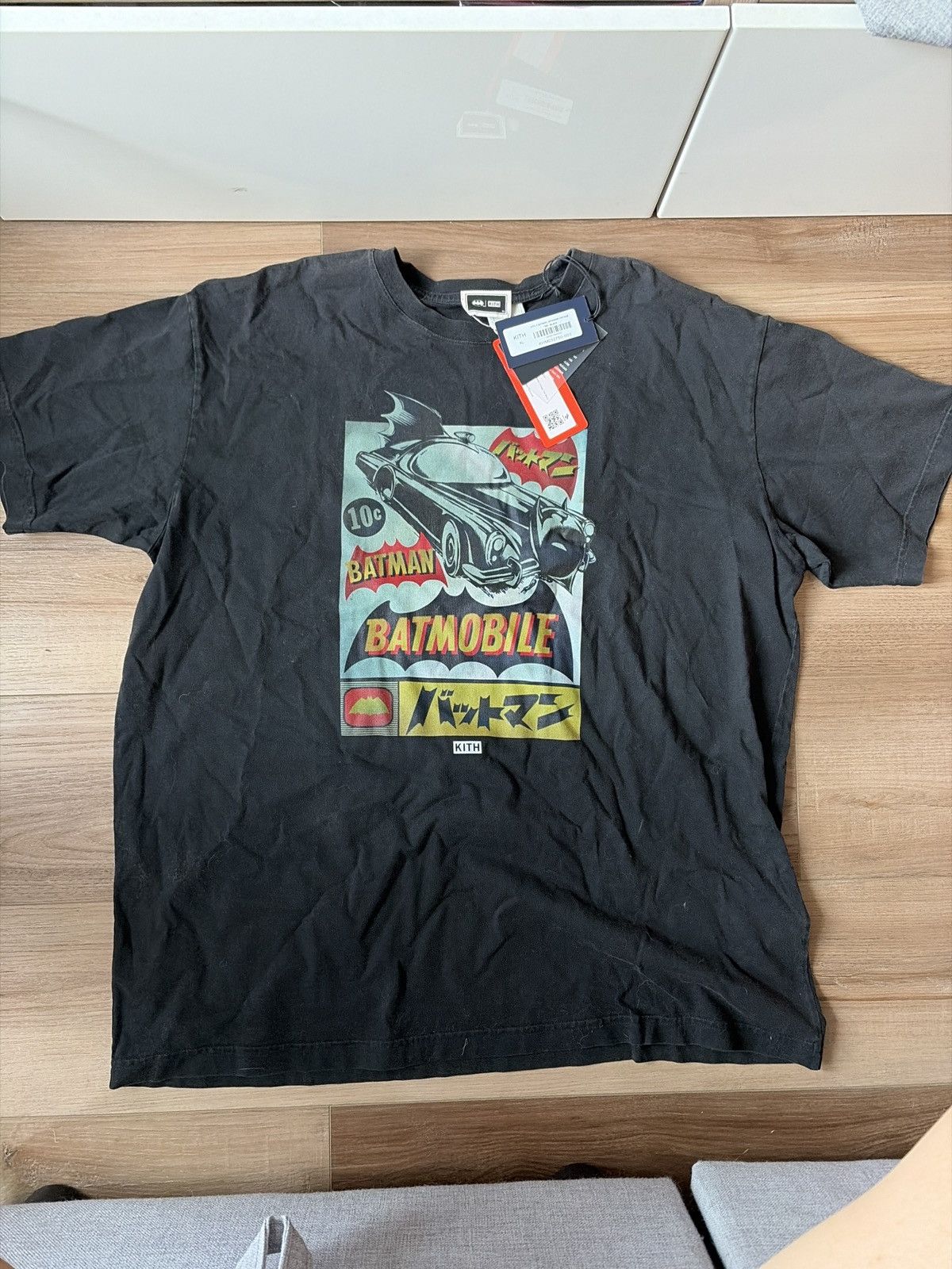 Kith New Batman Kith vintage Japanese Black Tee shirt Sz XL Size US XL / EU 56 / 4 - 1 Thumbnail