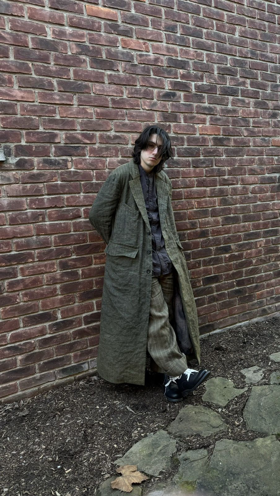 Ziggy Chen SS22 Thick linen overcoat Size US S / EU 44-46 / 1 - 8 Thumbnail