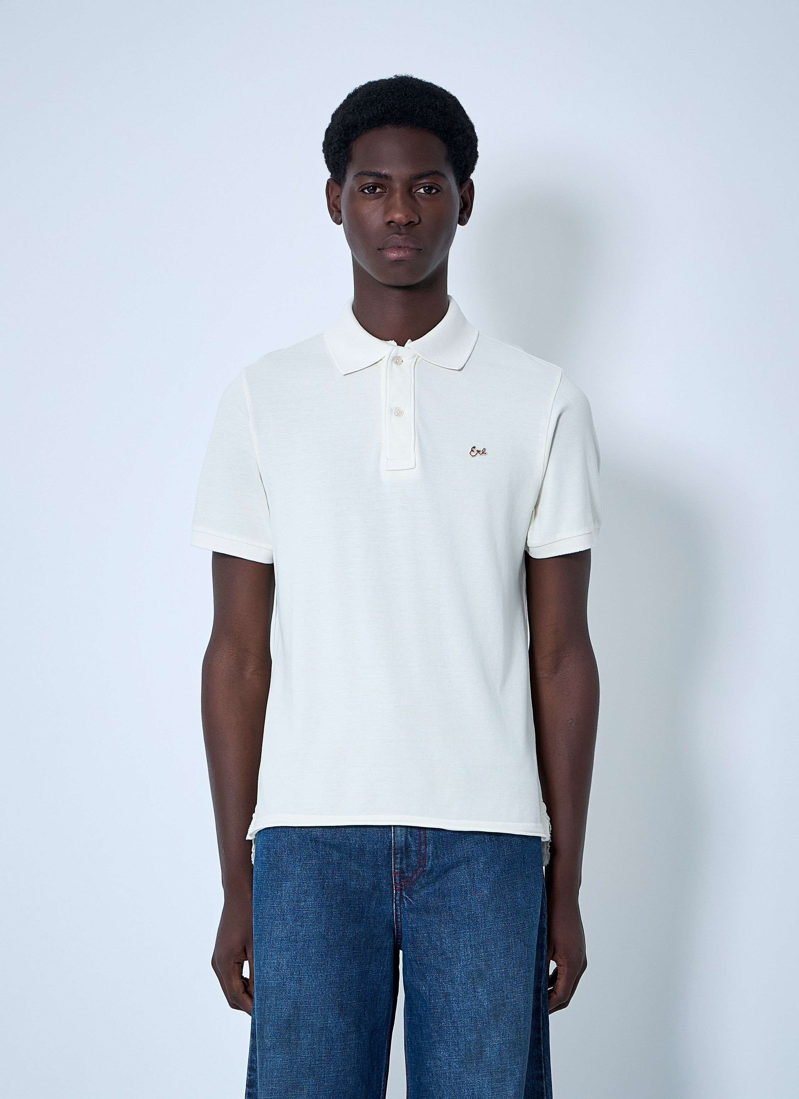 ERL Script Polo Shirt Size US S / EU 44-46 / 1 - 1 Thumbnail