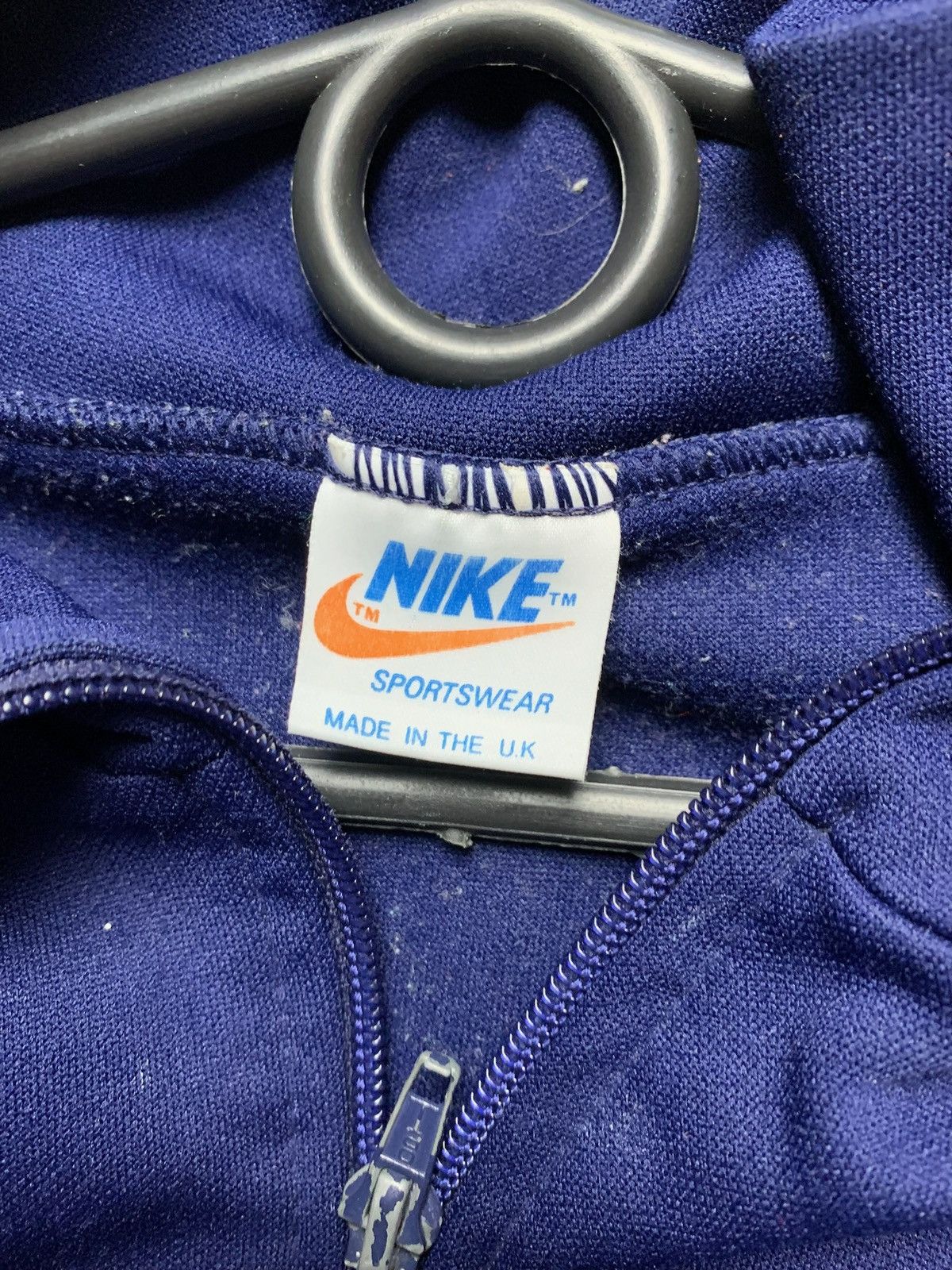 Nike × Vintage Vintage Nike Retro track jacket size M/L rare navy Size US M / EU 48-50 / 2 - 5 Thumbnail