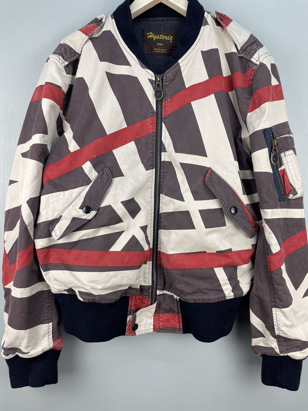 ジャケット・アウター HYSTERIC GLAMOUR MA-1 flight bomber JKT Hysteric Glamour Patched Ma-1 Bomber | neverlandsupply