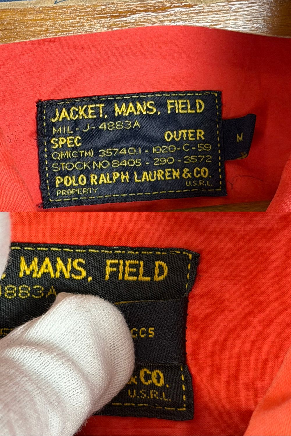 Polo Ralph Lauren 12ss Polo Ralph Lauren Military Field Jacket Orange M-65 Size US M / EU 48-50 / 2 - 9 Thumbnail