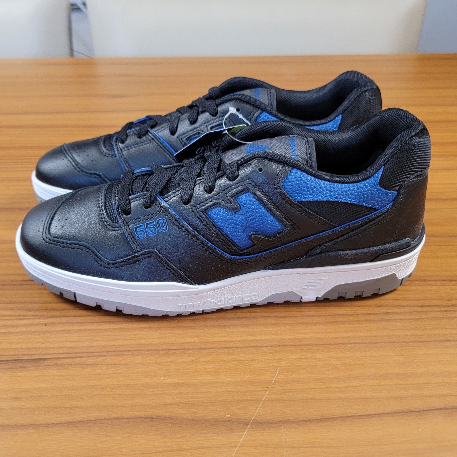New Balance New Balance 550 'Black Blue Groove' Mens Sz 10 BB550PLB Size US 10 / EU 43 - 1 Thumbnail