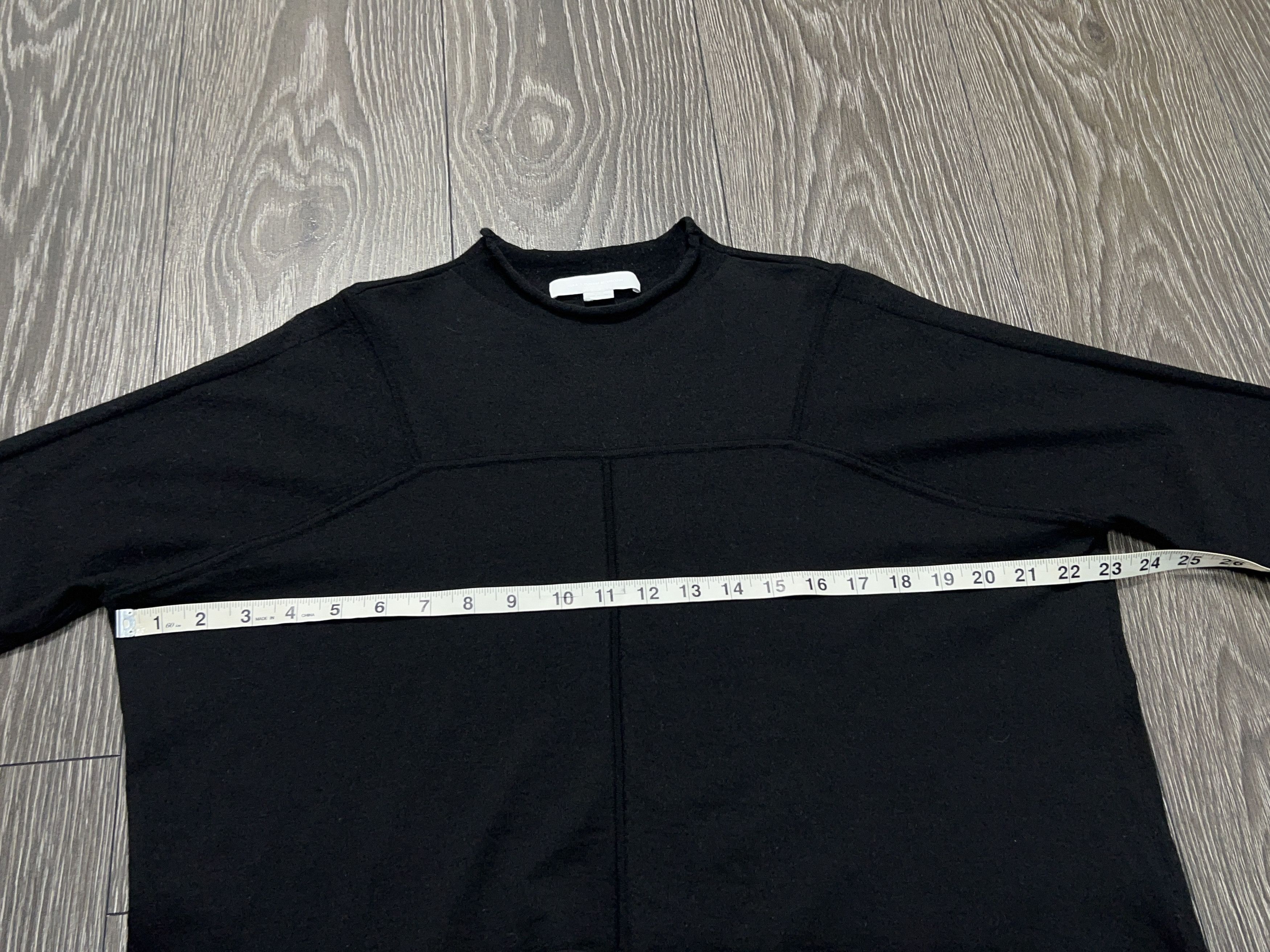 Alexander Wang Assymetrical Sweater Jumper Pullover Wool Black Size M Size M / US 6-8 / IT 42-44 - 6 Thumbnail