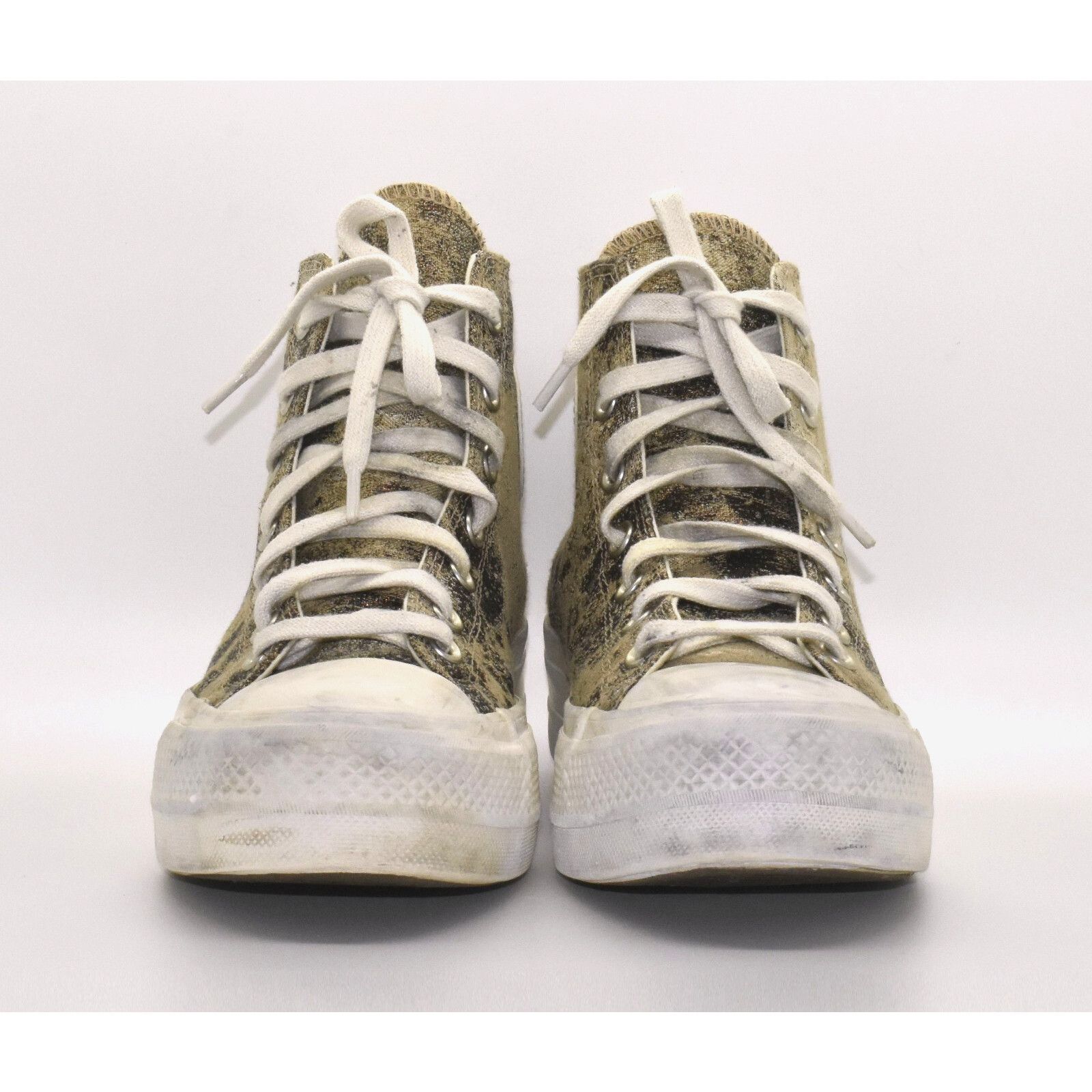 Converse CONVERSE CHUCK TAYLOR Bronze Stas Lift HiTop Sneakers Sz 8.5 Size US 8.5 / IT 38.5 - 4 Thumbnail