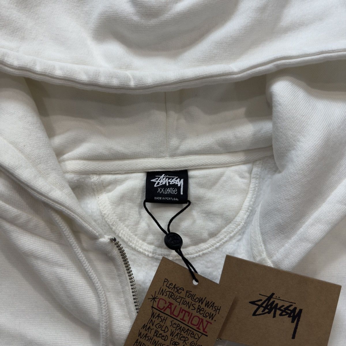 Stussy Stussy White Dice Zip Up Hoodie Size US XXL / EU 58 / 5 - 3 Thumbnail