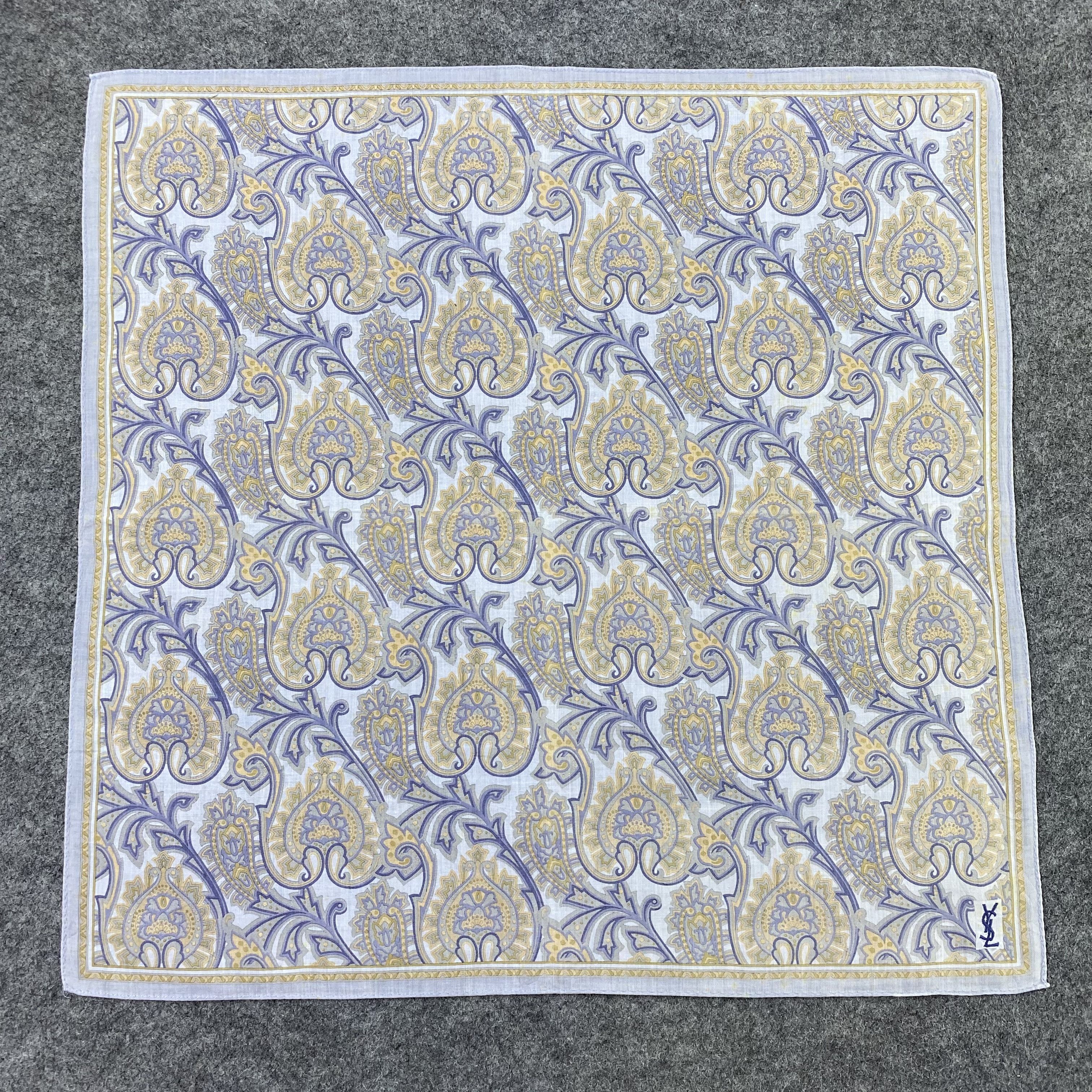 Yves Saint Laurent YSLHandkerchief Neckerchief Bandana-B1683 Size ONE SIZE - 3 Thumbnail