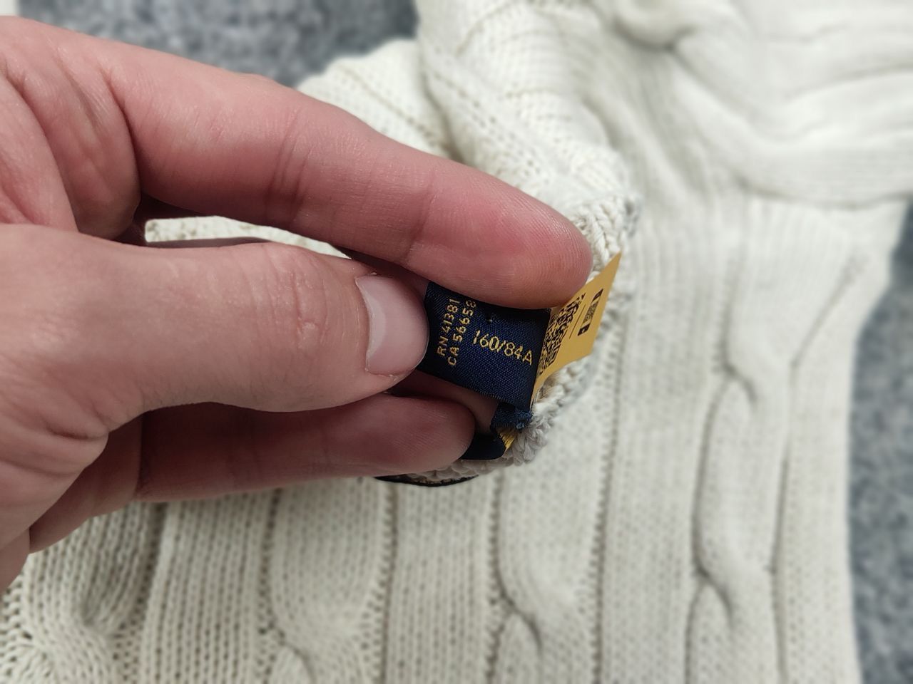 Polo Ralph Lauren Polo Ralph Lauren Big pony knit Pima cotton cable sweater Size US S / EU 44-46 / 1 - 15 Thumbnail