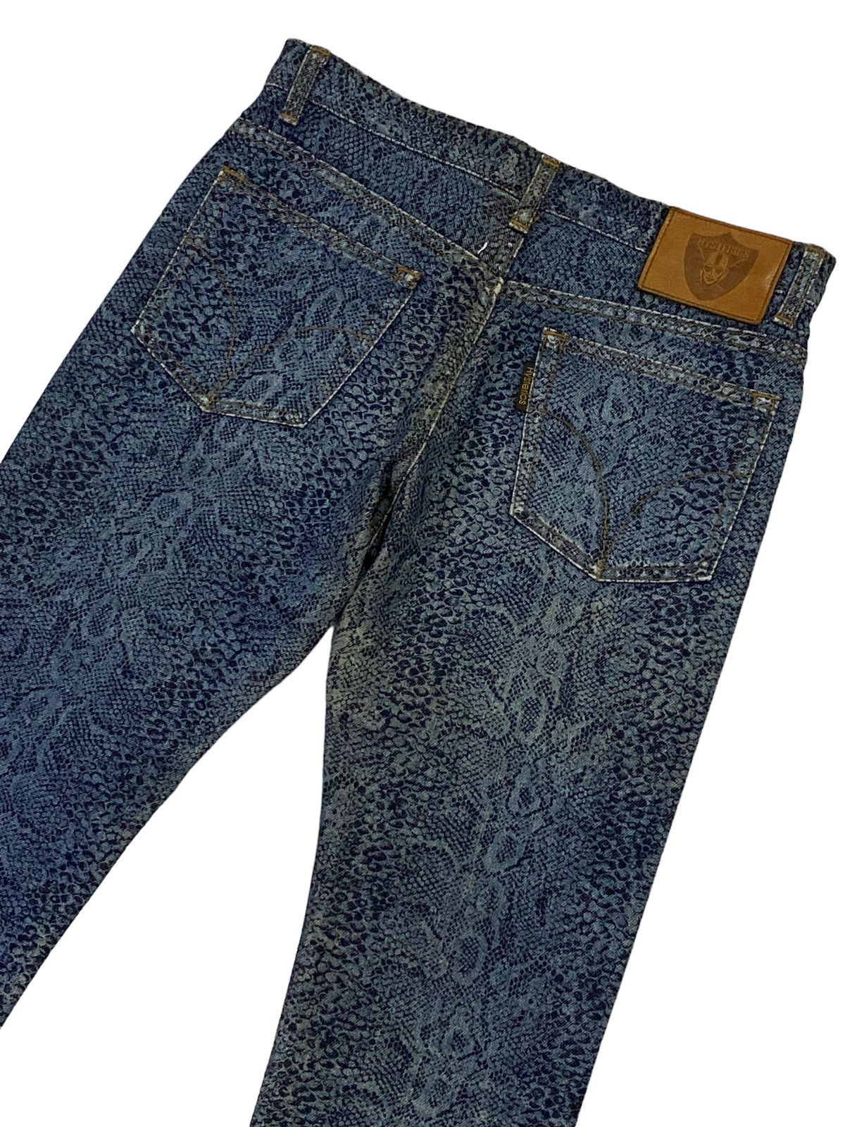 Hysteric Glamour Rare‼️Hysteric Glamour Snakeskin Denim Pants Size US 29 - 19 Thumbnail