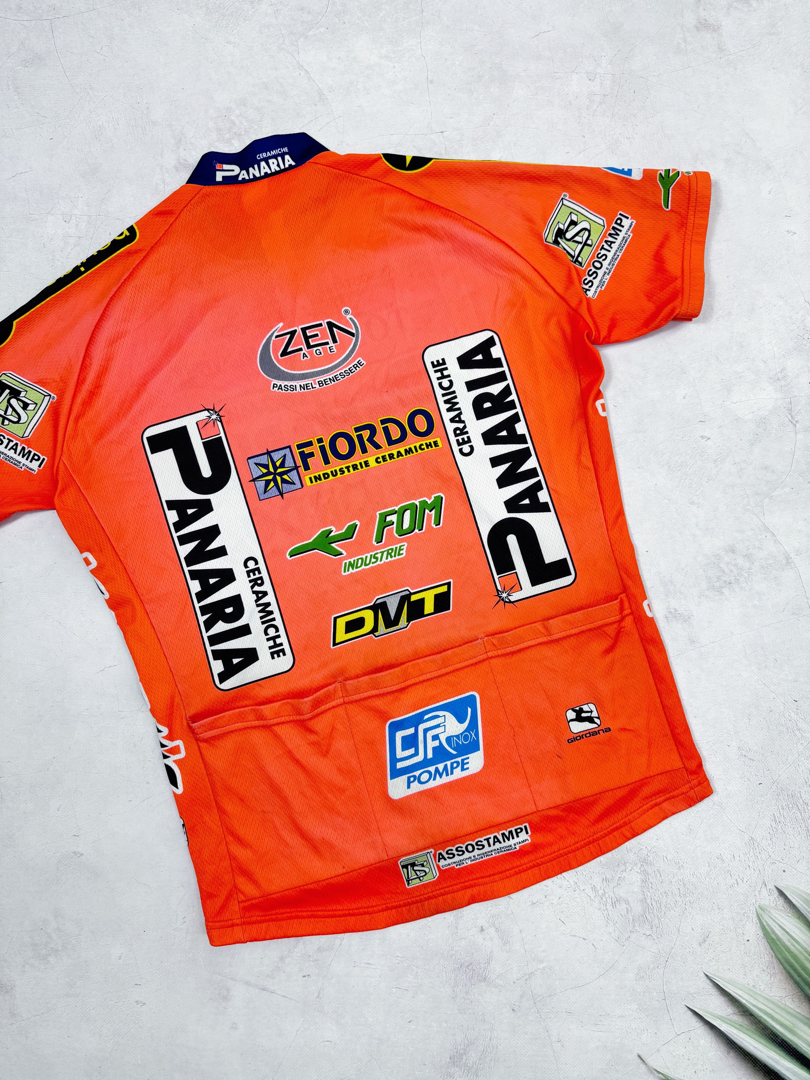Vintage Vintage Giordana Cycling Jersey Panaria Fiordo Size US M / EU 48-50 / 2 - 14 Thumbnail