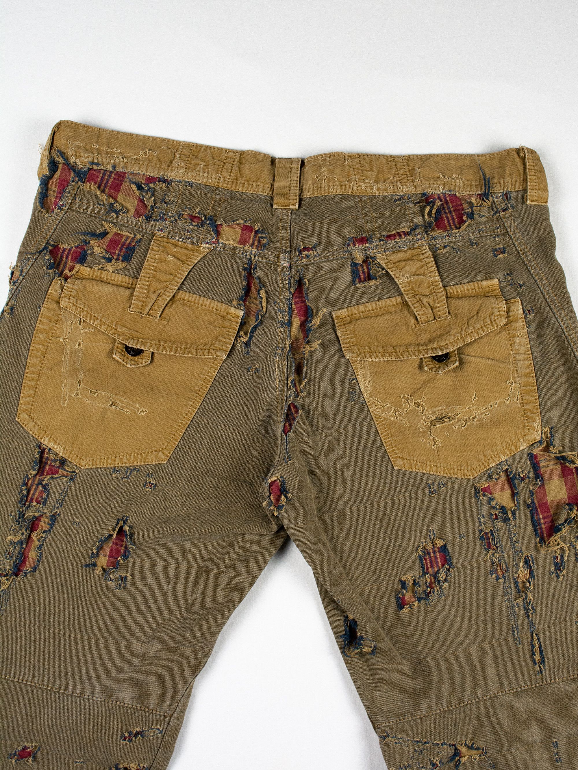 Marithe + Francois Girbaud RARE Marithé + François Girbaud destroyed cargo pants Size US 32 / EU 48 - 4 Thumbnail