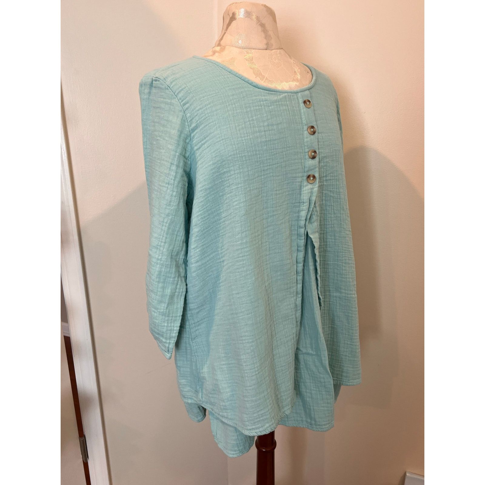Coldwater Creek Coldwater Creek 3/4 Sleeve Layered Blouse Large Size L / US 10 / IT 46 - 2 Thumbnail