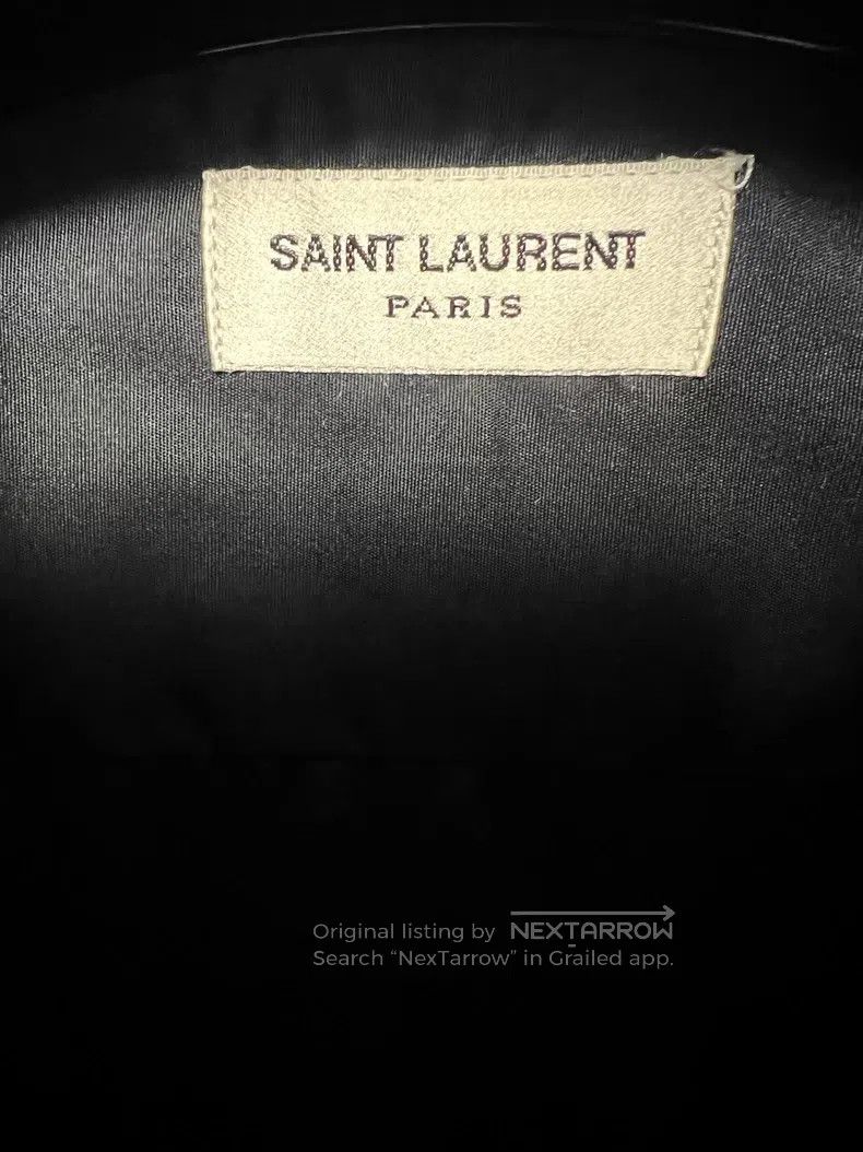 Saint Laurent Paris Saint Laurent Paris size 41 Poster Style Stand Collar Blac Size US L / EU 52-54 / 3 - 3 Thumbnail