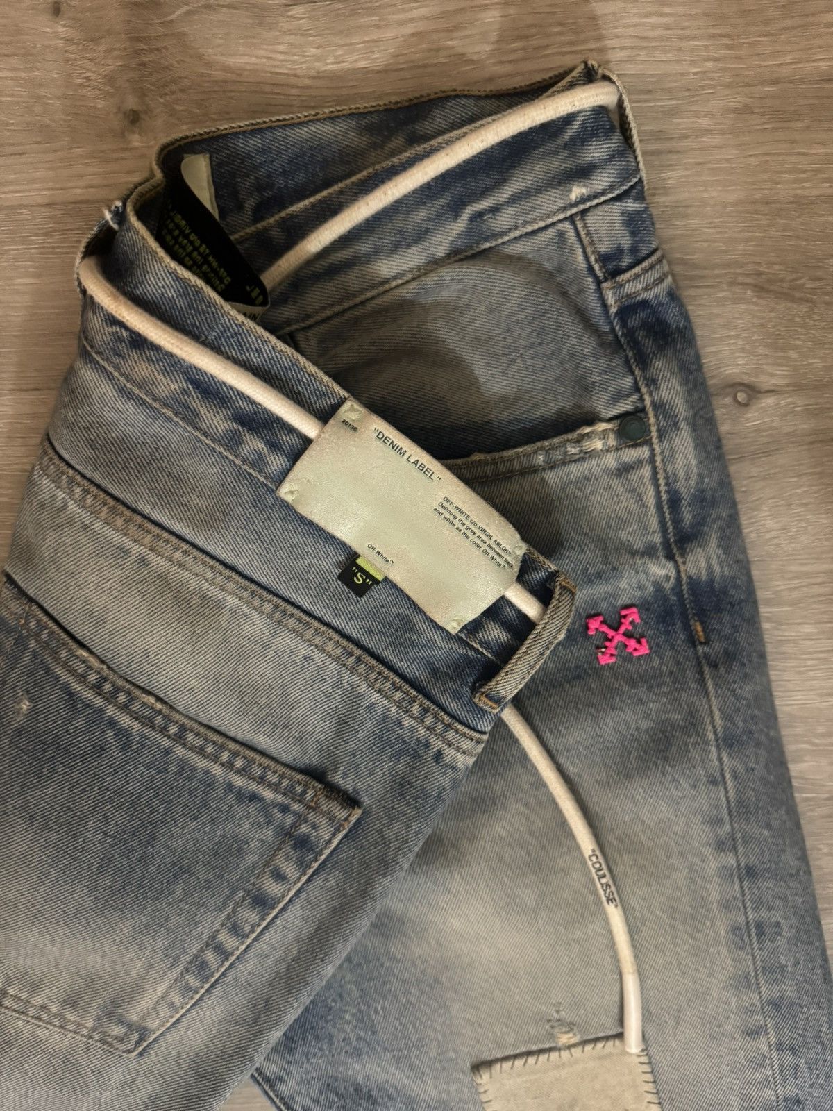 Off-White OFF-WHITE rhinestone Jeans Size US 32 / EU 48 - 6 Thumbnail