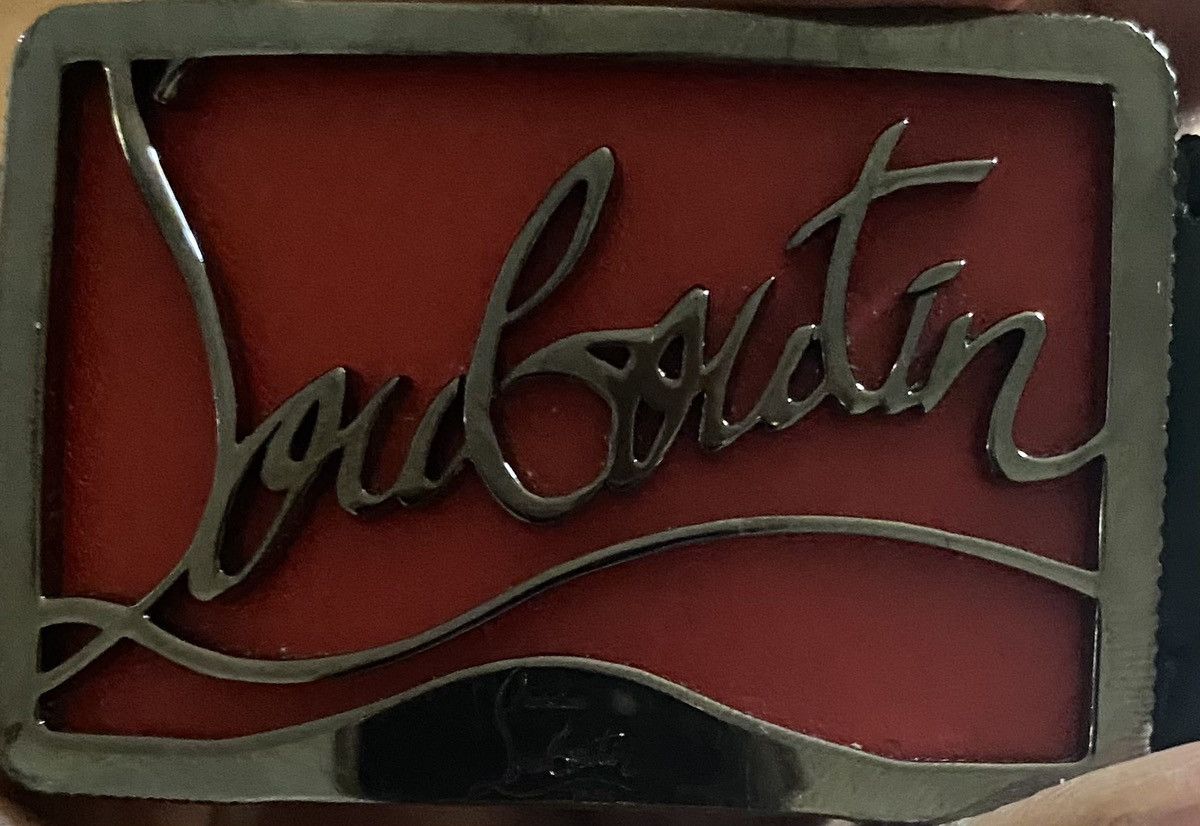 Christian Louboutin Ricky Belt 95最終値引き - メルカリ