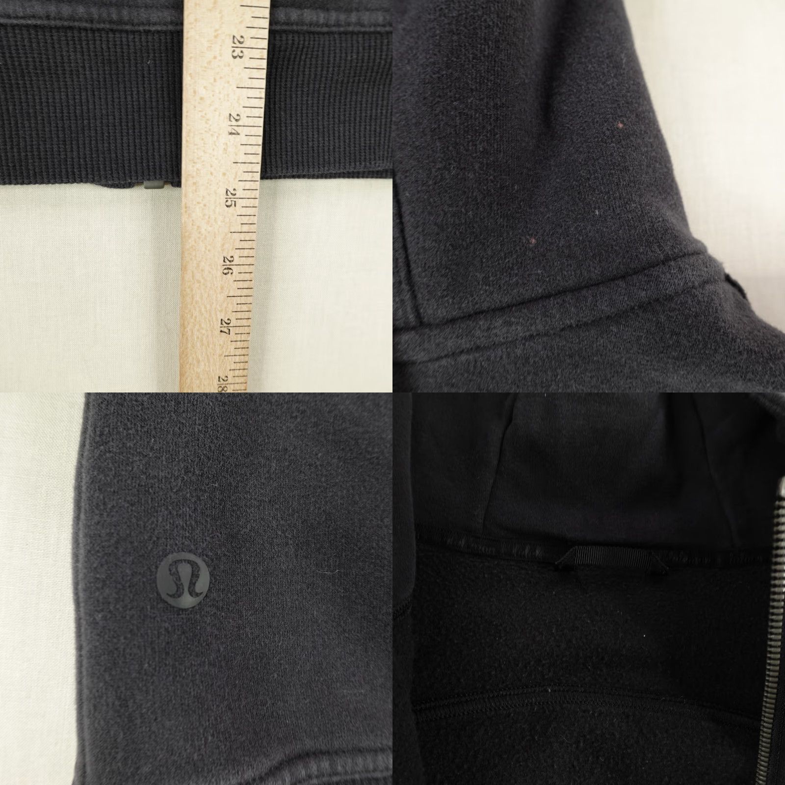 Lululemon Lululemon Hoodie Womens 10 Black Full Zip Up Sweatshirt Jacket Size L / US 10 / IT 46 - 8 Thumbnail