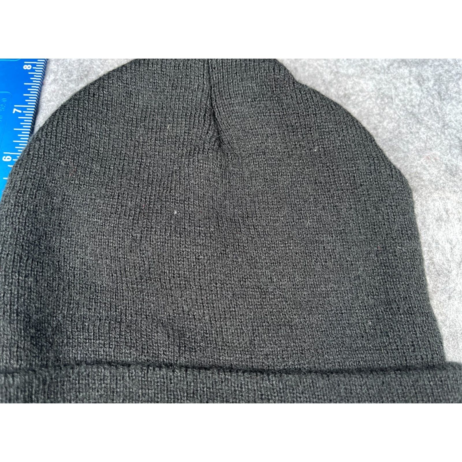Vintage Capamerica Muir Copper Canyon Farms Beanie Toque Adult One Size Black Knit 100% Acrylic Knit Beanie Capamerica Unisex Adults Black 100% Acrylic Beanie Size ONE SIZE - 3 Thumbnail