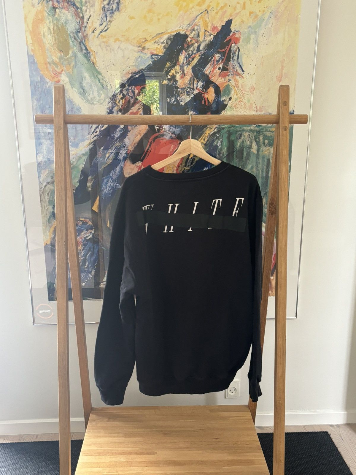 Off-White Off White Skull Mirror Crewneck by Virgil Abloh, size L. Size US L / EU 52-54 / 3 - 2 Thumbnail