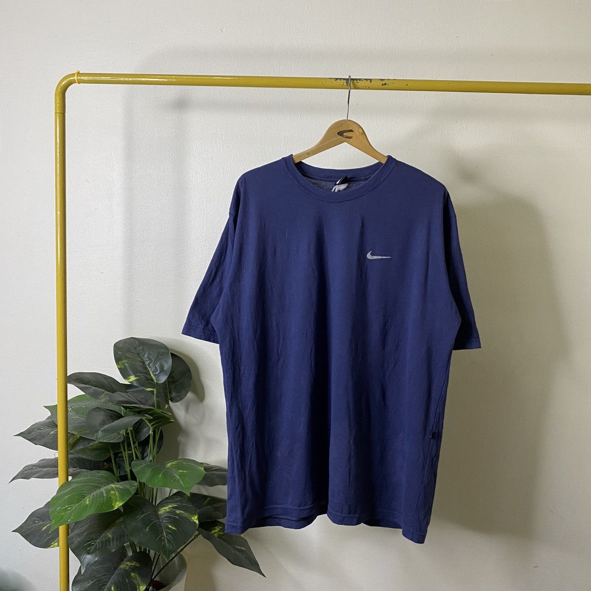 Nike Vintage 1990s Nike Essential Small Swoosh Reflective Logo T Size US XXL / EU 58 / 5 - 1 Thumbnail