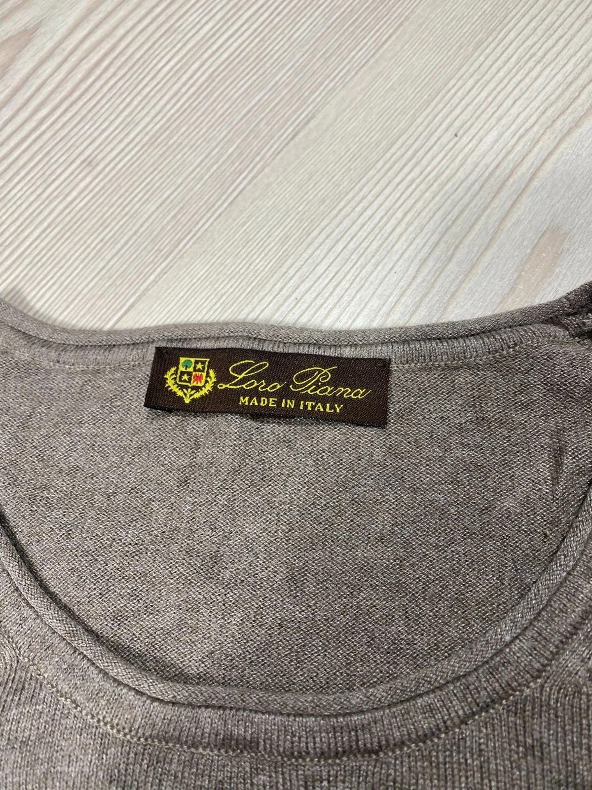 Loro Piana Loro Piana Coton 100% Sweater Creamy Size XS / US 0-2 / IT 36-38 - 4 Thumbnail