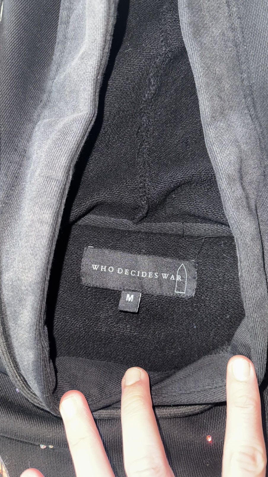 Who Decides War Who Decides War Flame Glass Coal Hoodie M Size US M / EU 48-50 / 2 - 5 Thumbnail