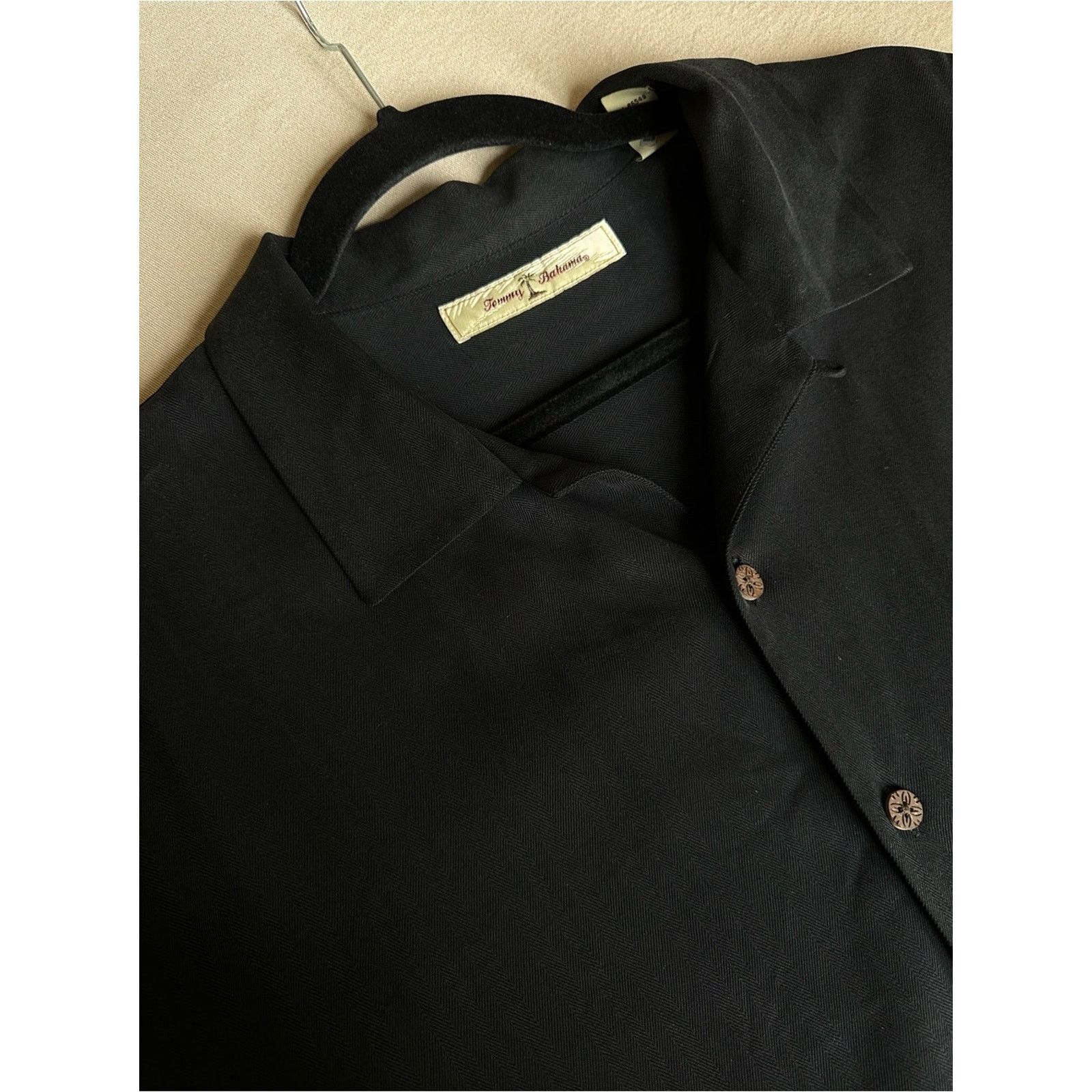 Tommy Bahama Tommy Bahama Silk Embroidered Button Up Shirt Size US L / EU 52-54 / 3 - 6 Thumbnail