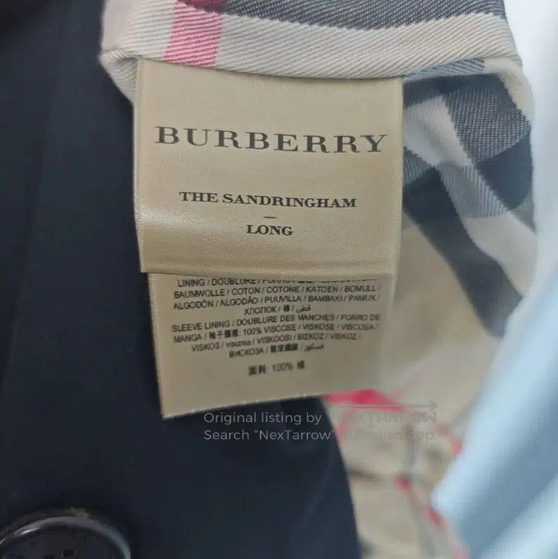 Burberry Burberry Spring Autumn Black Cotton Women's Trench Coat. Size S / US 4 / IT 40 - 5 Thumbnail