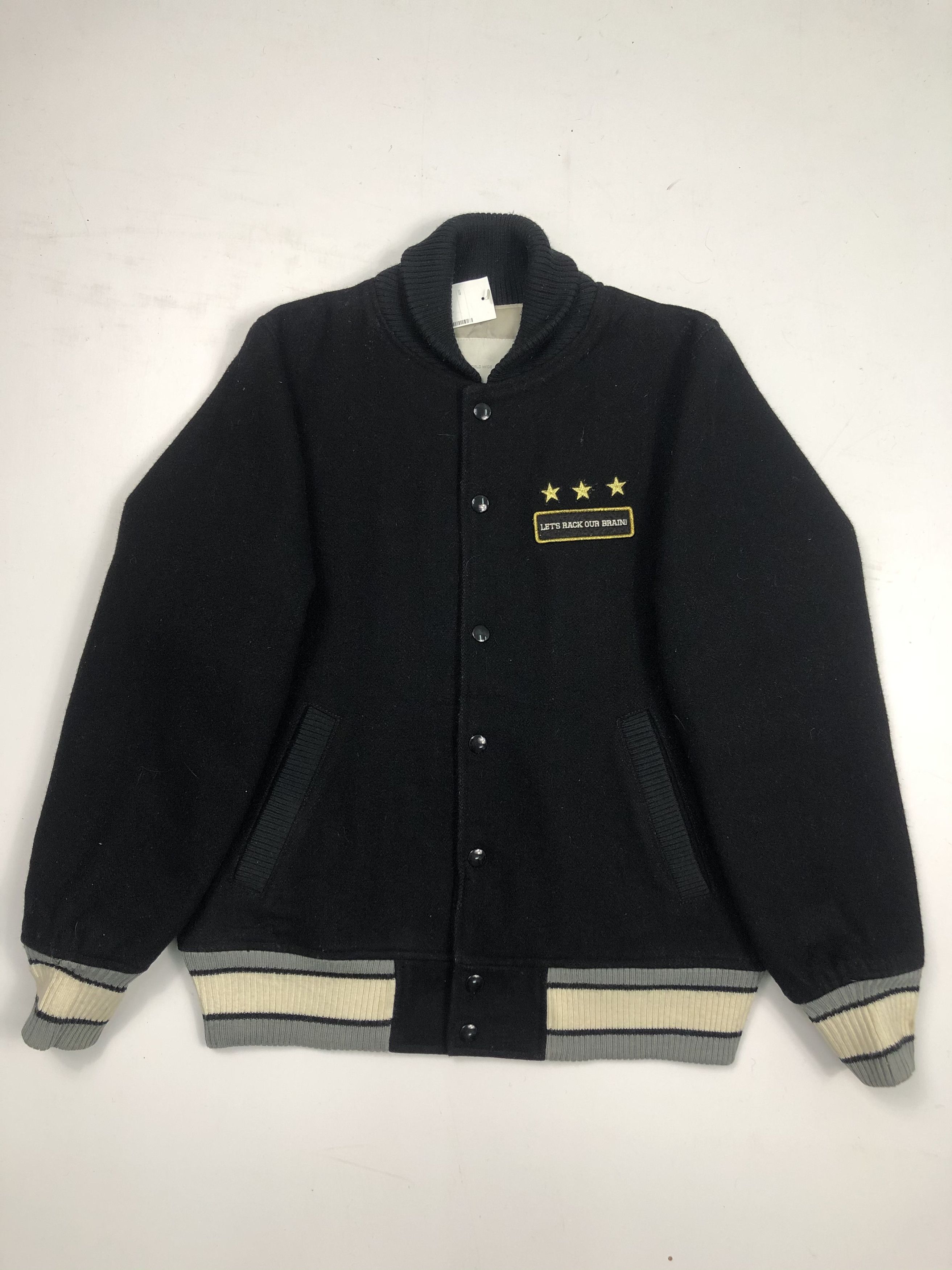 Japanese Brand Vintage Japanese Varsity Jacket Mastermind Design V0027 Size US S / EU 44-46 / 1 - 2 Thumbnail