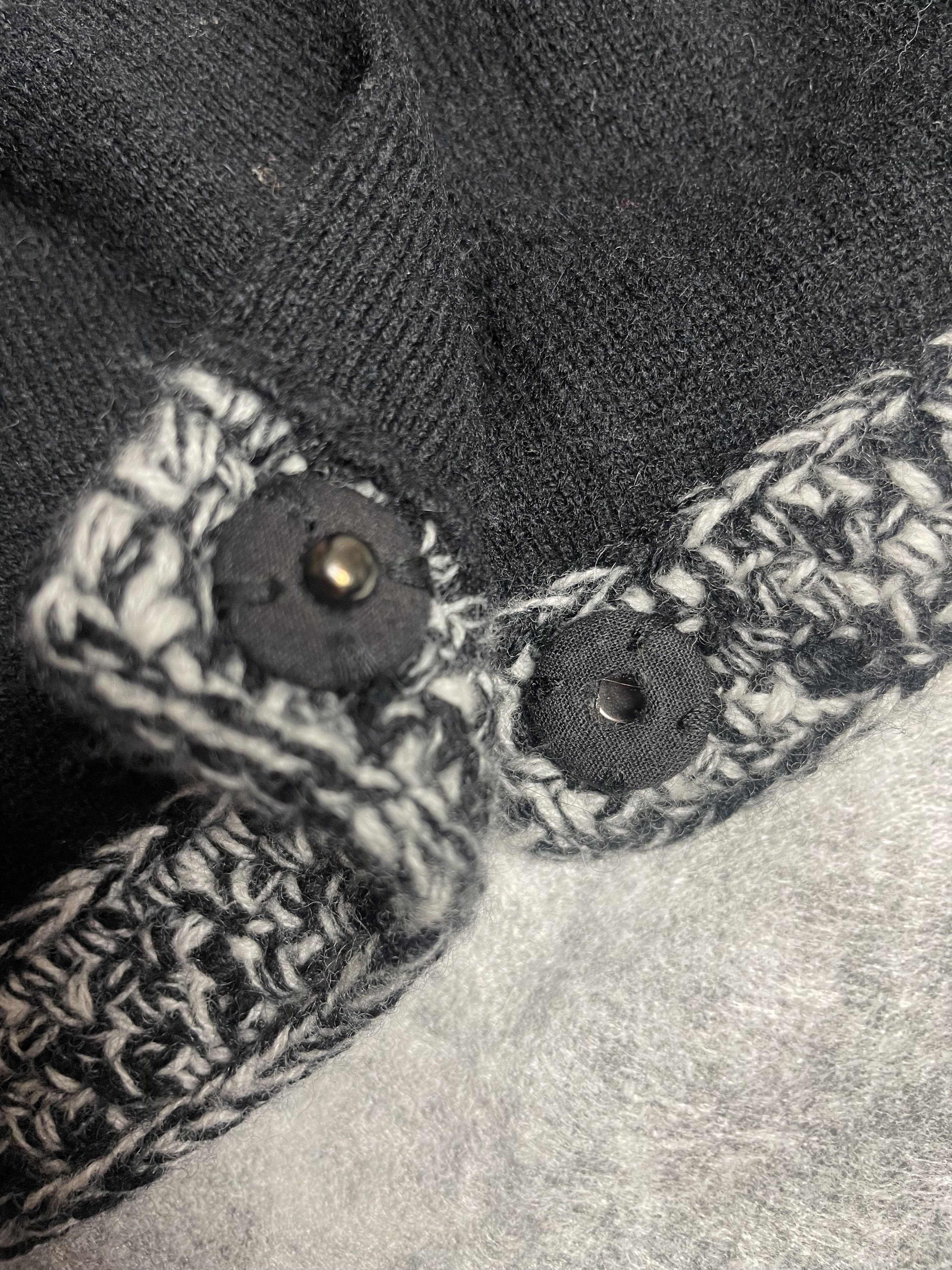 Other FFC Wool Cashmere Black Cardigan Size S Size S / US 4 / IT 40 - 8 Thumbnail