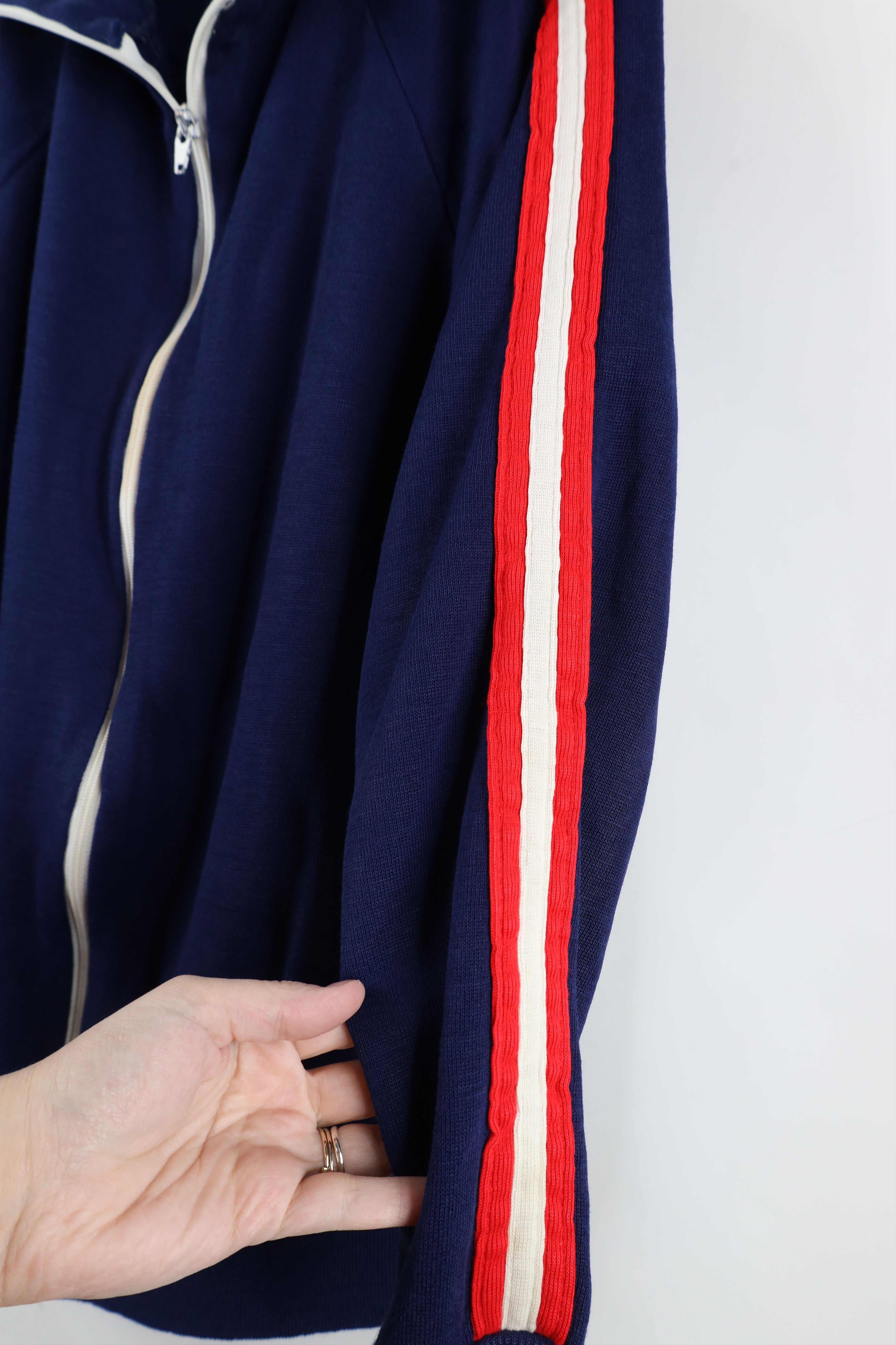 Vintage Vintage 70s Streetwear Full Zip Warm Up Track Jacket USA Size US L / EU 52-54 / 3 - 4 Thumbnail