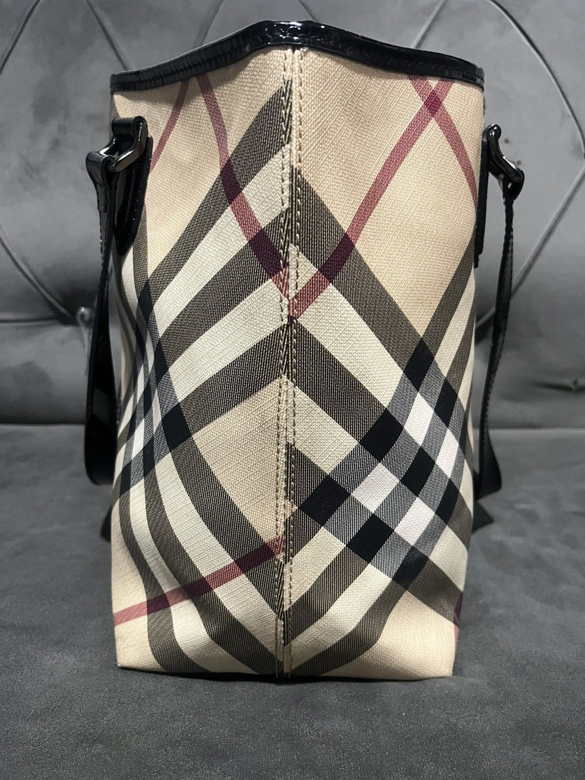 Burberry BURBERRY Supernova Check Tote Bag Size ONE SIZE - 16 Thumbnail