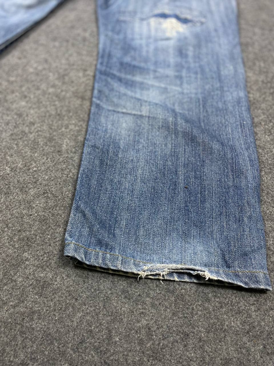 Edwin vintage edwin japan distressed reworked denim nice design Size US 38 / EU 54 - 7 Thumbnail