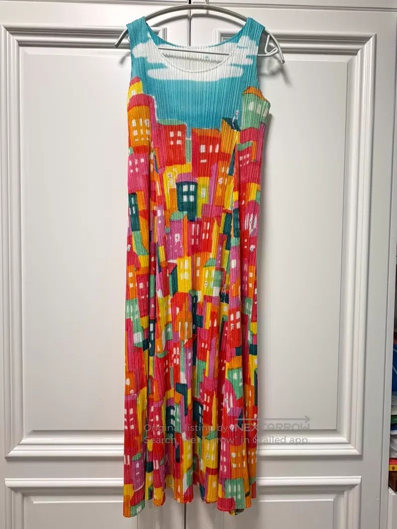 Issey Miyake Issey Miyake City Lights Dress Size L / US 10 / IT 46 - 1 Thumbnail
