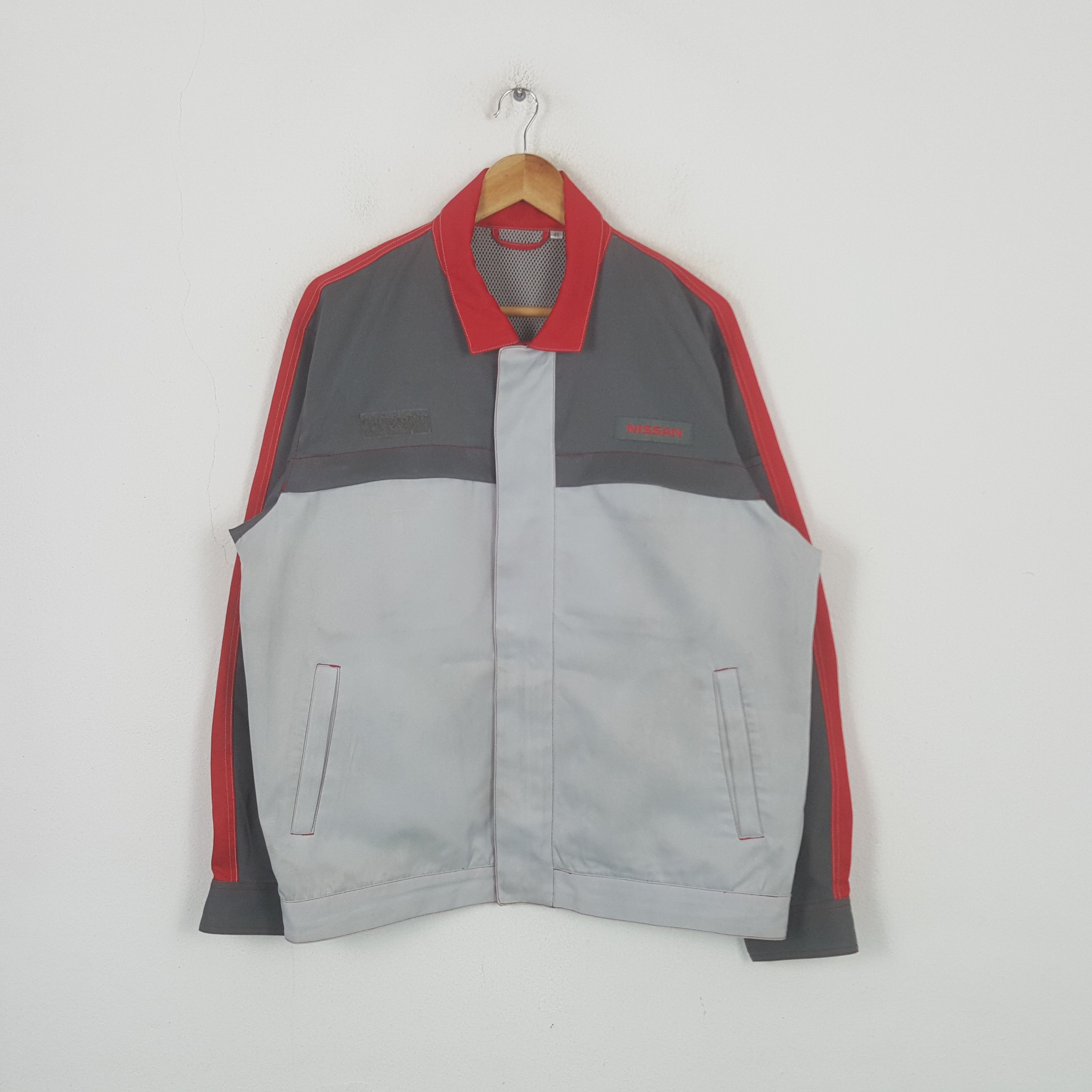 Vintage Vintage Nissan Japanese Racing Team Jacket C296N30 Size US L / EU 52-54 / 3 - 3 Thumbnail