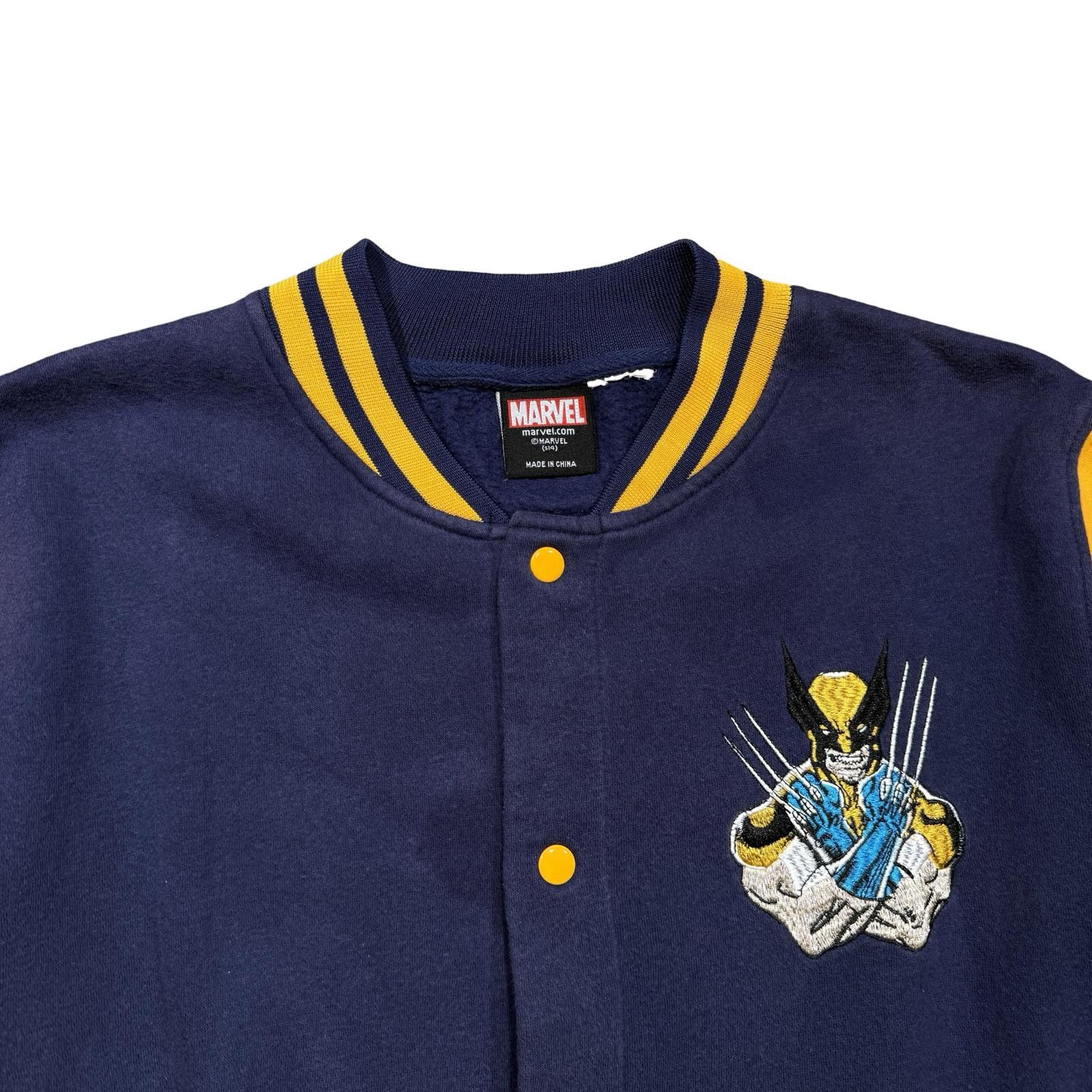 Marvel Comics Marvel Wolverine Embroidered Varsity Y2K Color Block Jacket Size US L / EU 52-54 / 3 - 3 Thumbnail