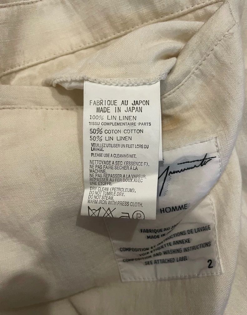 Yohji Yamamoto Yohji Yamamoto 07 SS show white jacket 2502-Nextarrow Size US M / EU 48-50 / 2 - 8 Thumbnail