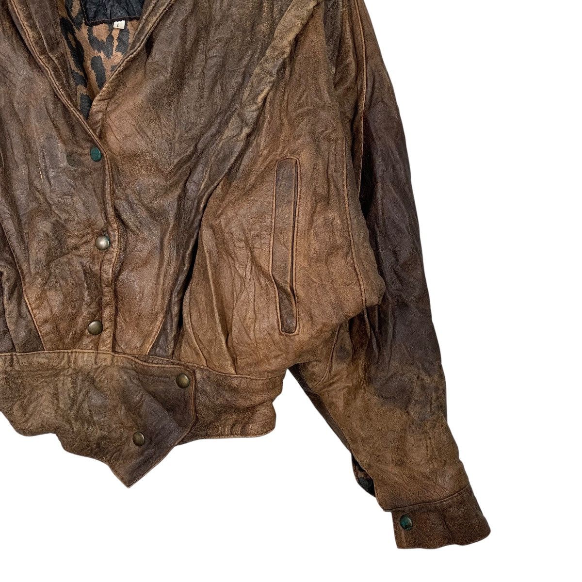 Japanese Brand Japanese Brand Leather Jacket Size L / US 10 / IT 46 - 4 Thumbnail