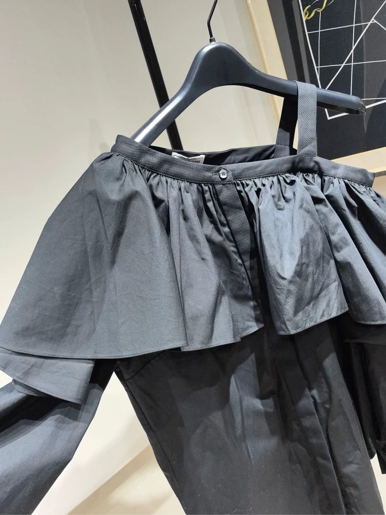 Alexander McQueen Alexander McQUEEN size 40 Slanted shoulder camisole ruffle Size M / US 6-8 / IT 42-44 - 3 Thumbnail
