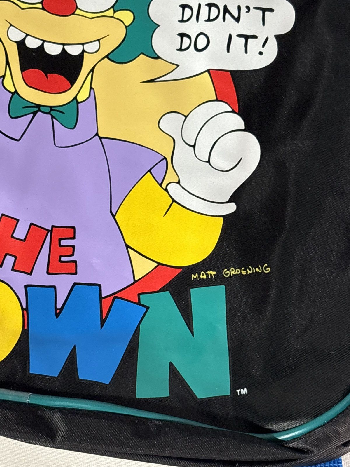 Vintage Vintage 90s Simpsons Bags Krusty The Clown Youth Sz Backpack Size ONE SIZE - 5 Thumbnail