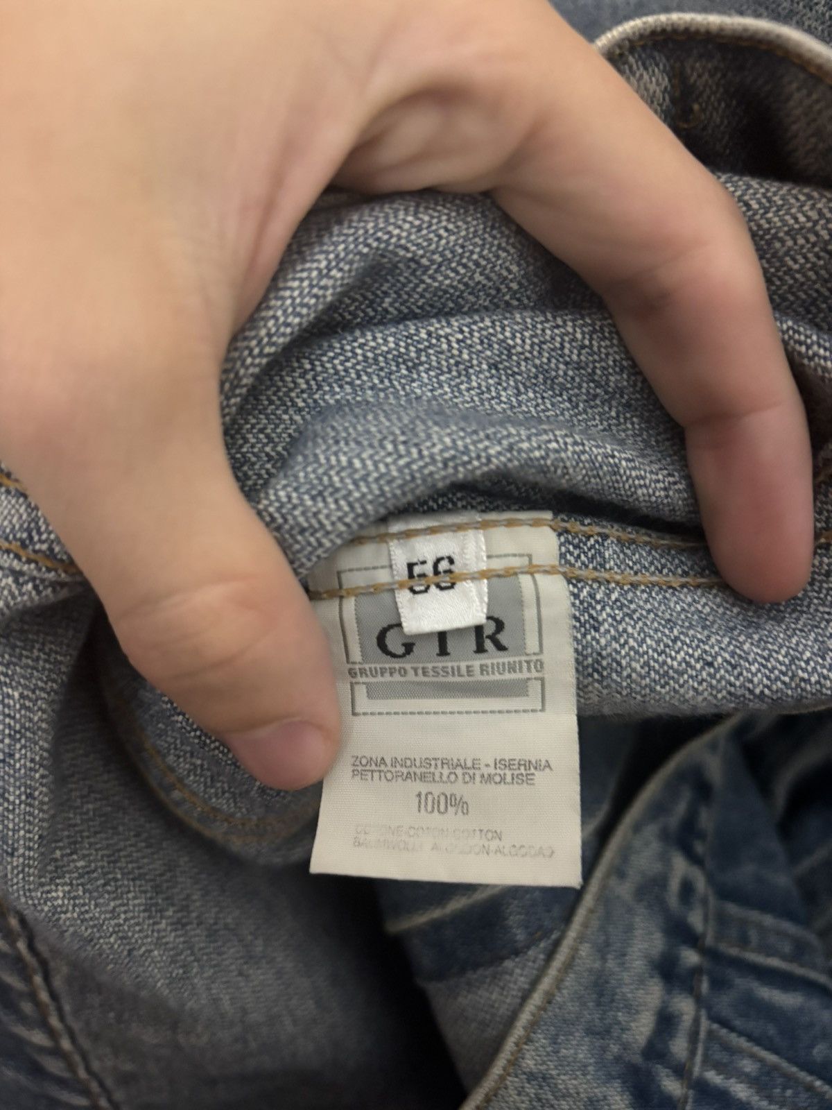 Helmut Lang Helmut Lang 1996 Cock Ring Denim Jacket Size US XL / EU 56 / 4 - 8 Thumbnail