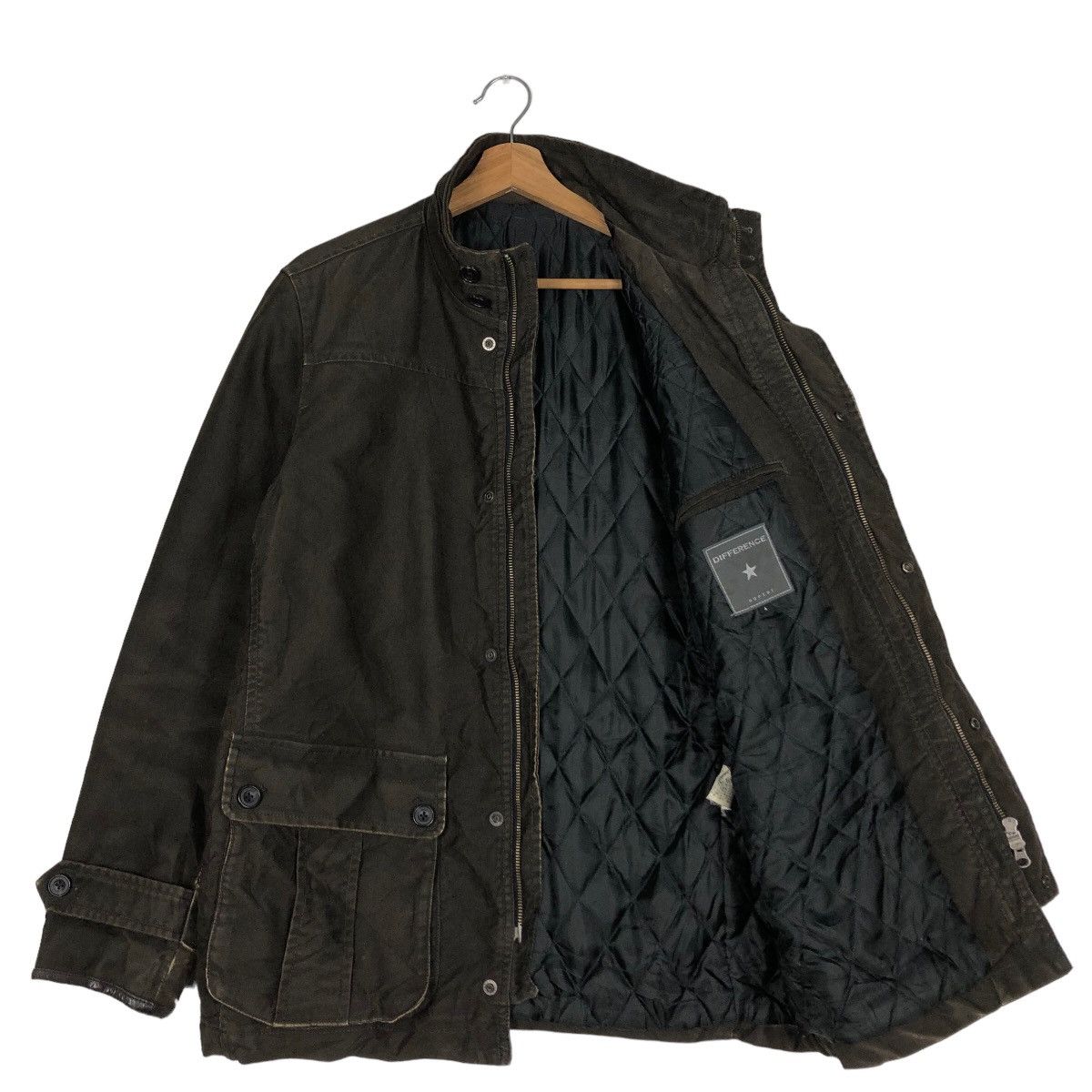 Japanese Brand 🔥Vtg Biker Jacket Difference Japan Punk Multi Zipper Size US L / EU 52-54 / 3 - 9 Thumbnail