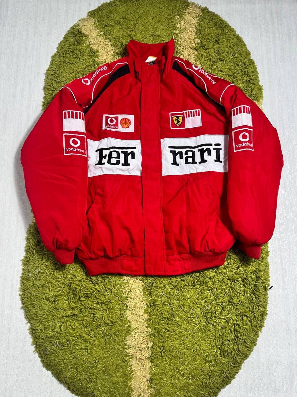 Ferrari Vintage Ferrari Bomber Jacket Big Logo F1 Size US L / EU 52-54 / 3 - 2 Thumbnail