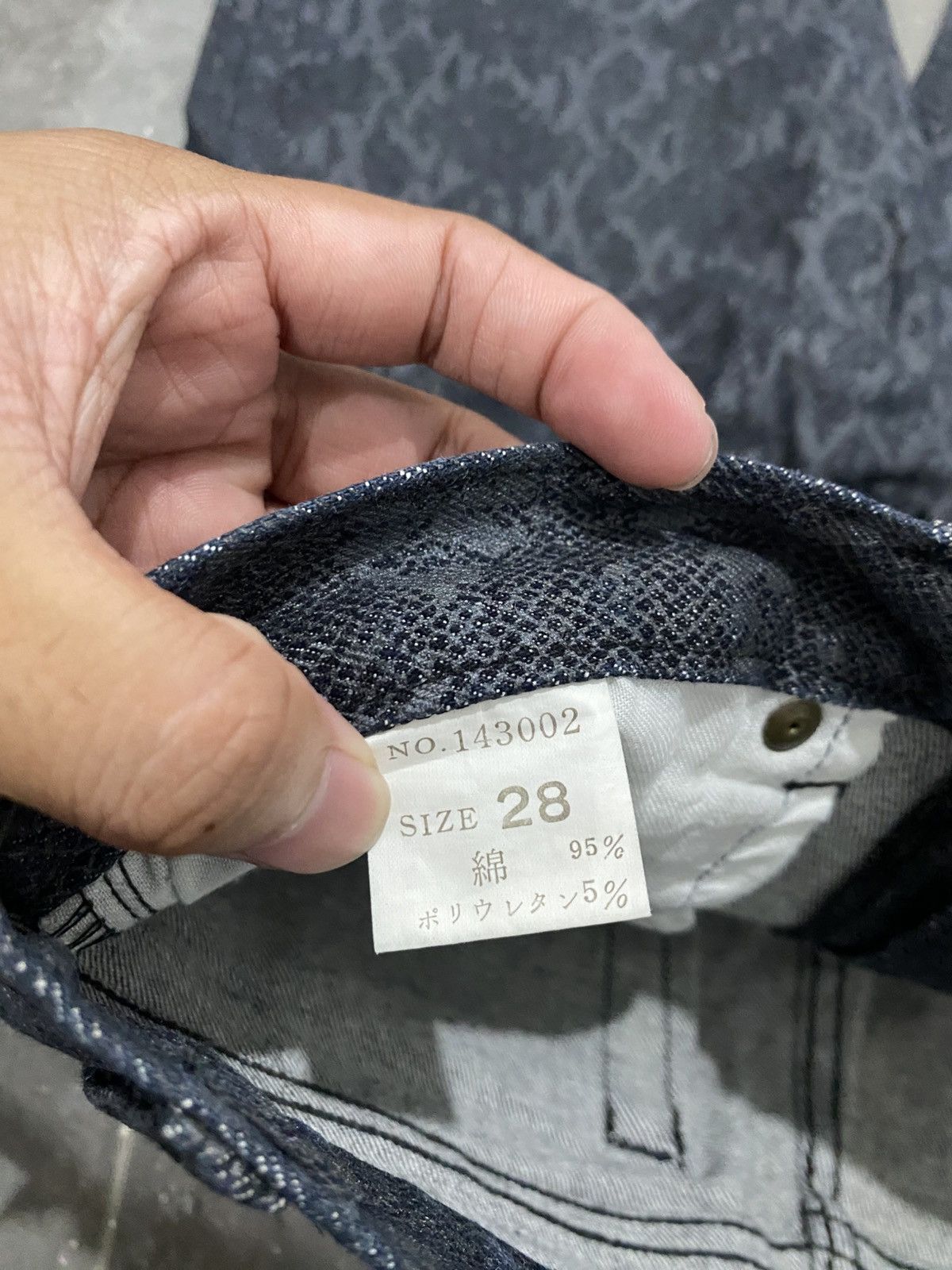 Japanese Brand Velvetglove japanese denim waxed snake skin Size US 28 / EU 44 - 7 Thumbnail