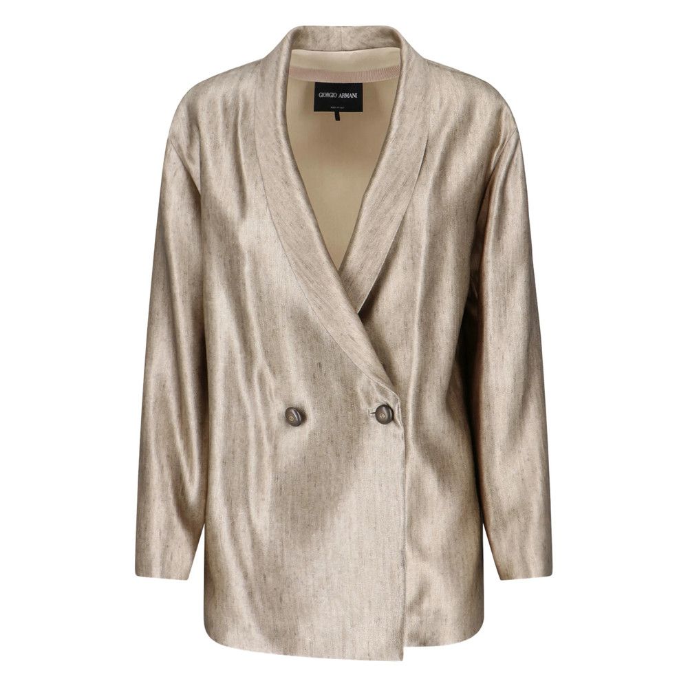Giorgio Armani Giorgio Armani NEUTRALS Jackets - Blazers Size M / US 6-8 / IT 42-44 - 1 Thumbnail