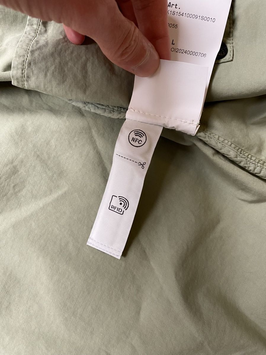 Stone Island Khaki Stone Island Supima Cotton Twill Stretch-TC jacket Size US L / EU 52-54 / 3 - 13 Thumbnail