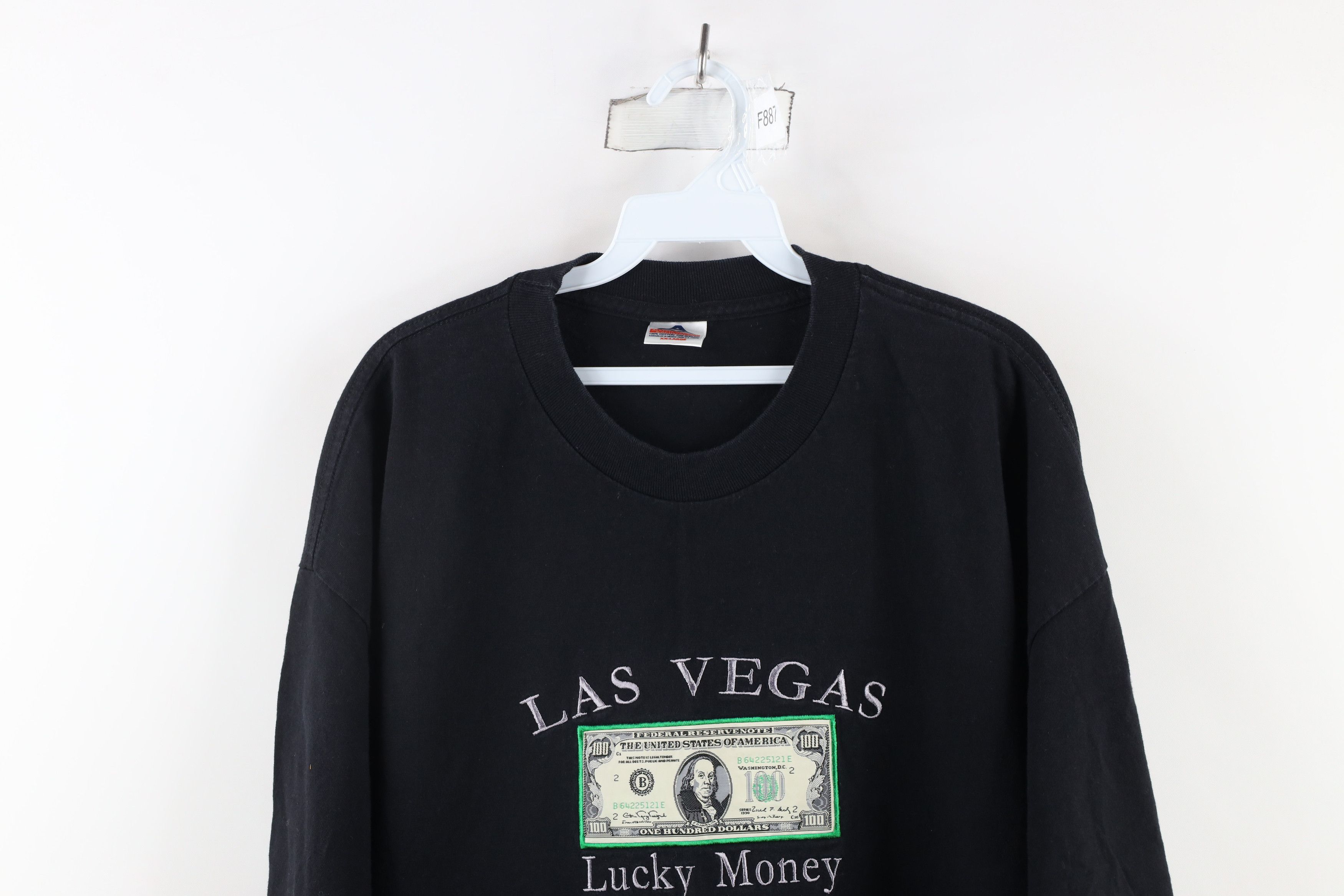 Vintage Vintage 90s Streetwear Lucky Money Short Sleeve T-Shirt Size US XXL / EU 58 / 5 - 2 Thumbnail