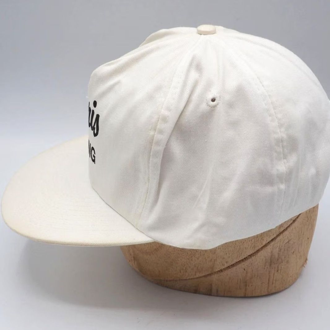 Vintage VINTAGE Snapback Trucker Hat Harris Trucking 1980s Cap Hat Adjustable White Mens Size ONE SIZE - 2 Thumbnail